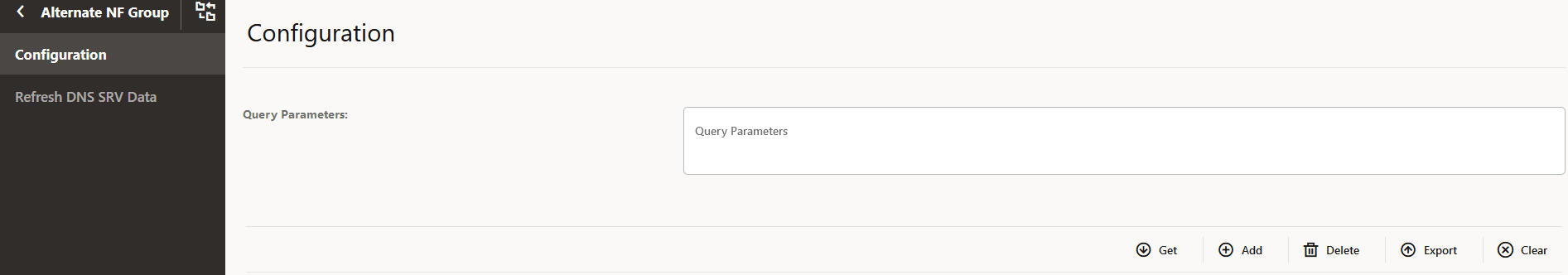 Alternate NF Group Options