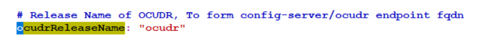 OCUDR Release name