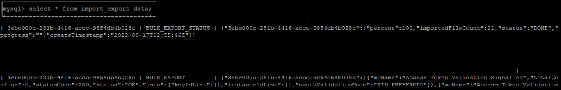 Import and Export Data Import and Export Data