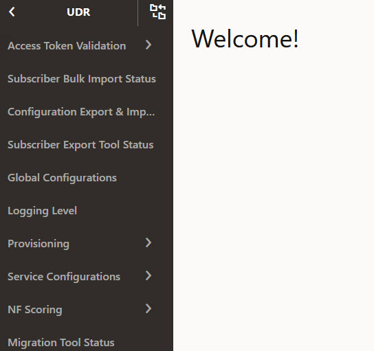 CNC Console Home Page with Services
