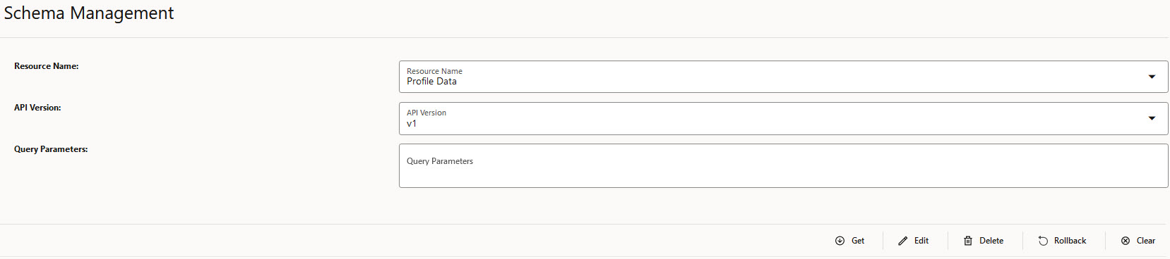 Schema Management Schema Management