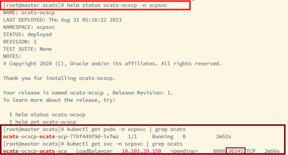 Verifying ATS Pod Verifying ATS Pod