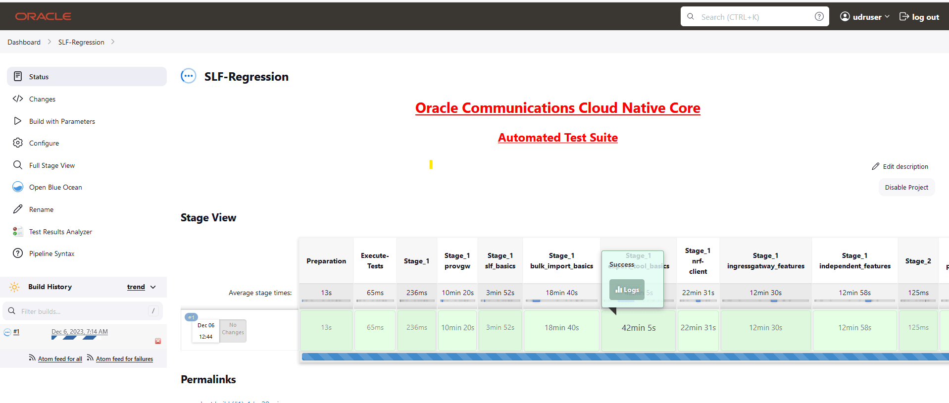 SLF Regression SLF Regression