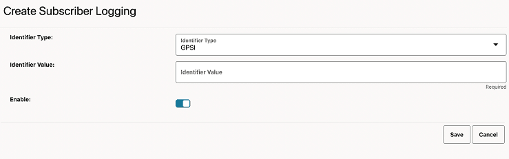 Creating Subscriber Logging