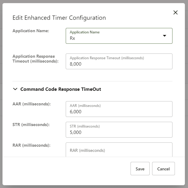 Edit Enhanced Timer Configuration