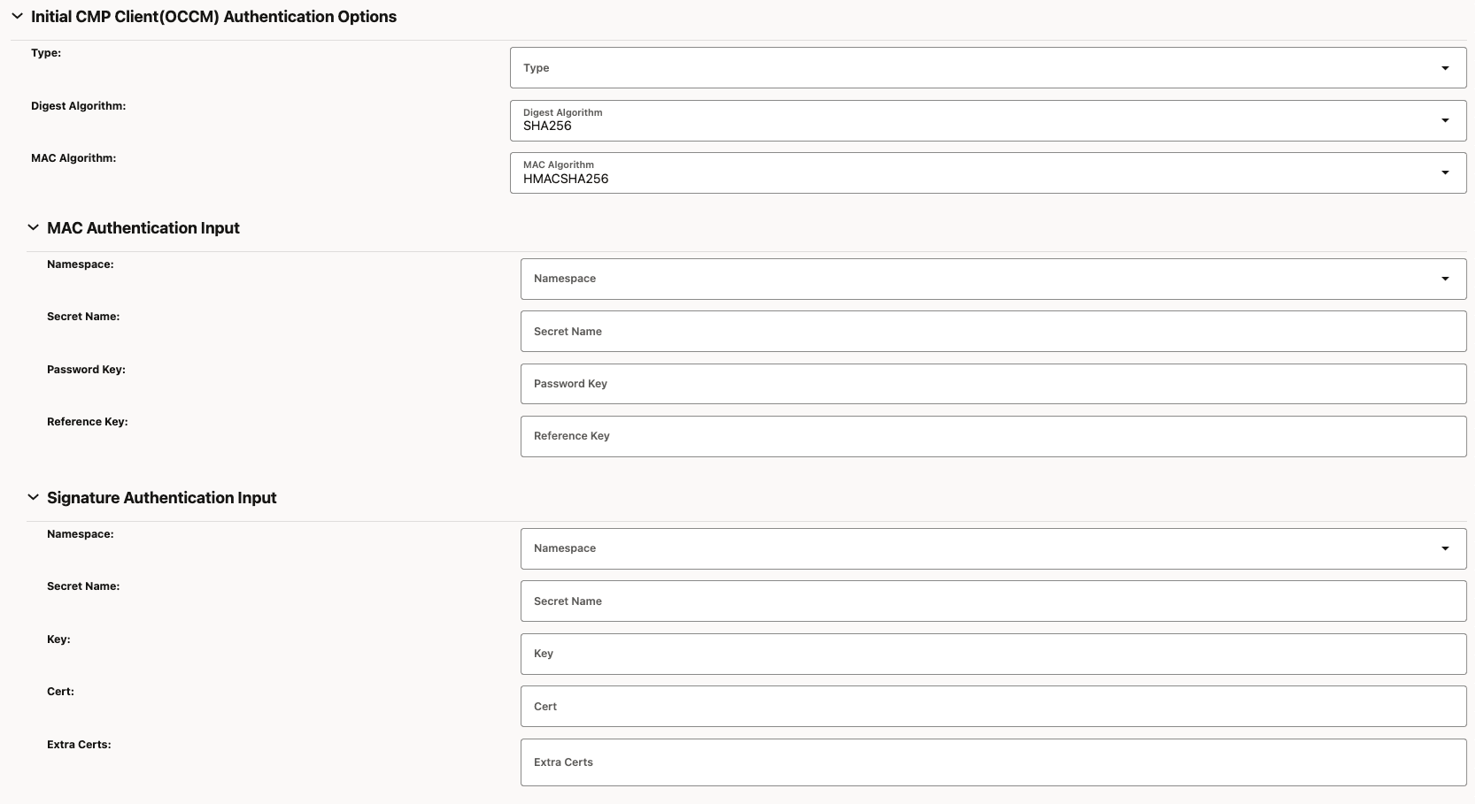 Issuer Configuration Issuer Configuration