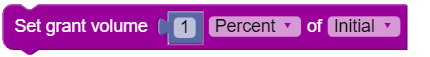 Set Grant Volume