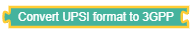 Convert UPSI Format to 3GPP