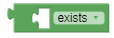 exist/is null check block