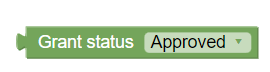 Grant Status Approved