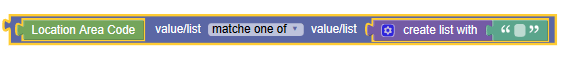 Location area code mobility condition
