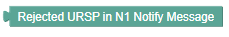 Rejected URSP in N1 Notify Message