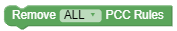 Remove PCC Rules block