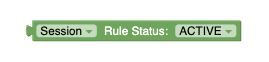 PCC/Session Rule Status