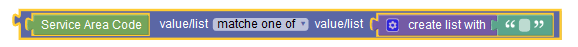 service area code mobility condition