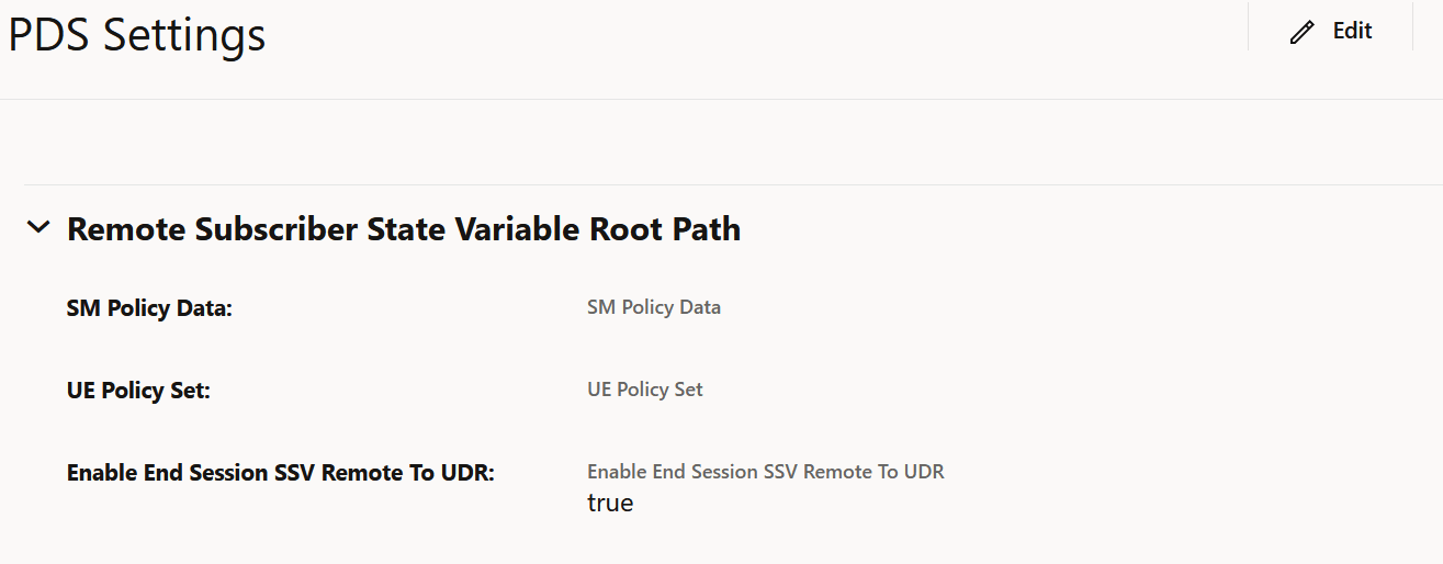 PDS Settings in CNC Console