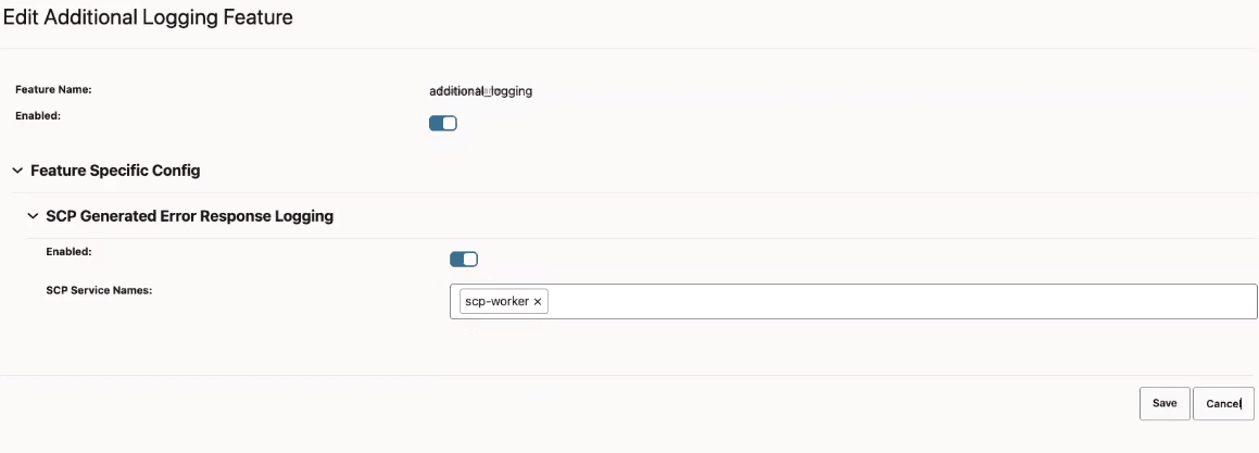 Additional Logging Feature