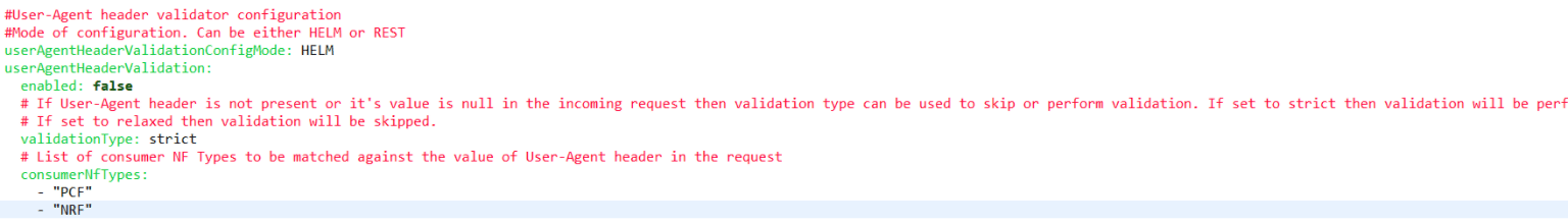 Enabling User Agent Header