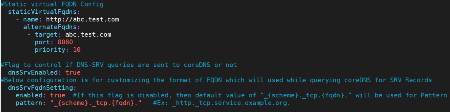 Configuring Virtual FQDN