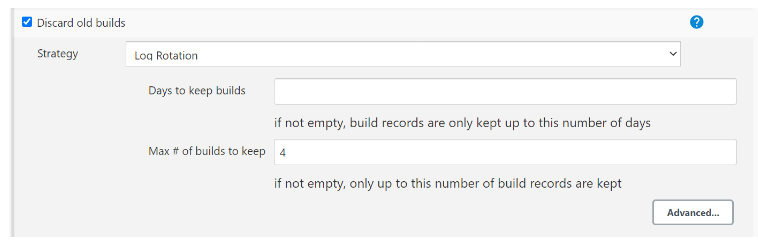 Discarding Old Builds