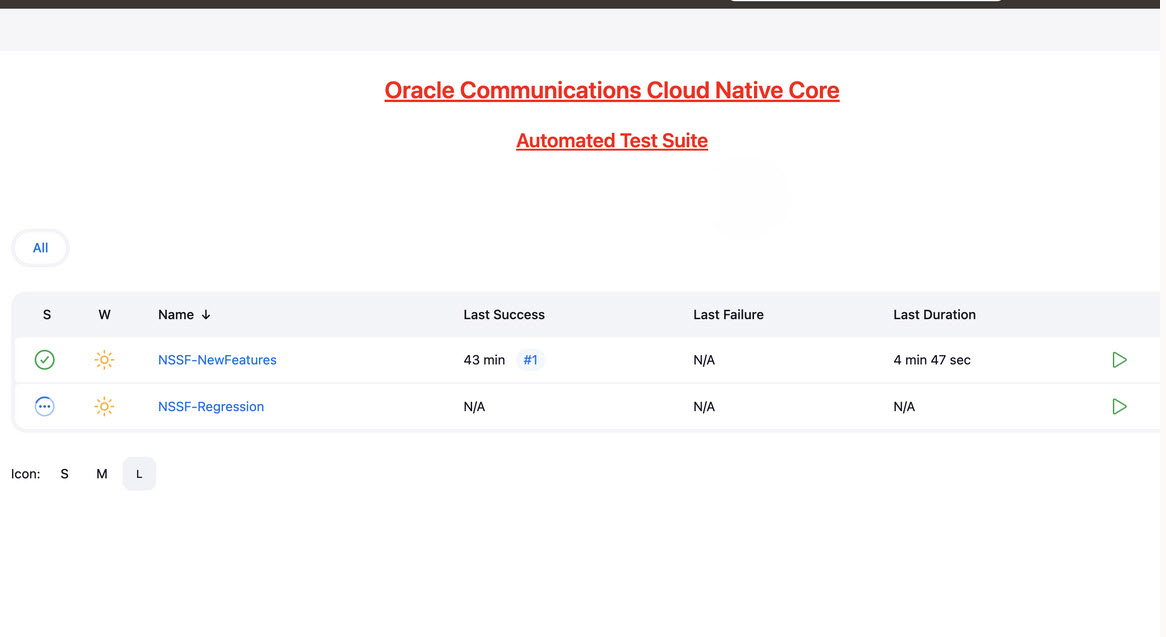 NSSF preconfigured pipelines