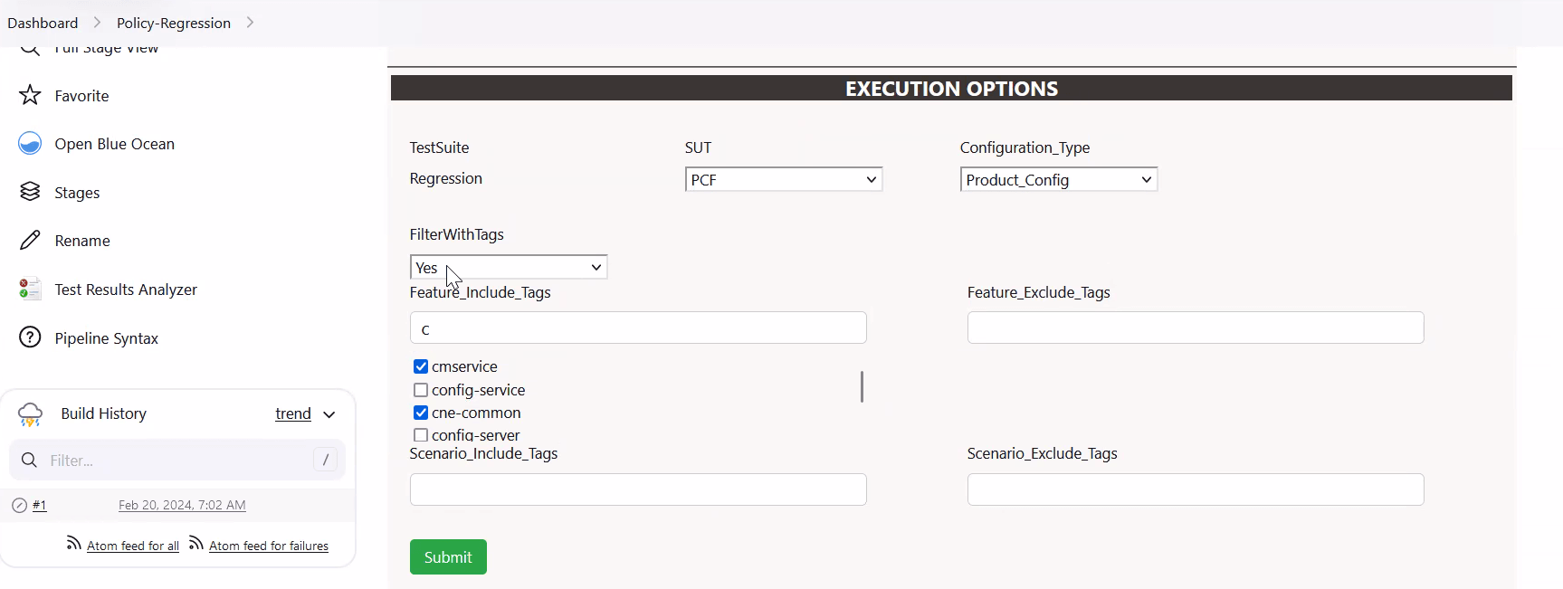 Tags Matching with Entered Prefix