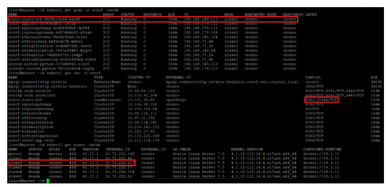 Verifying ATS Pod