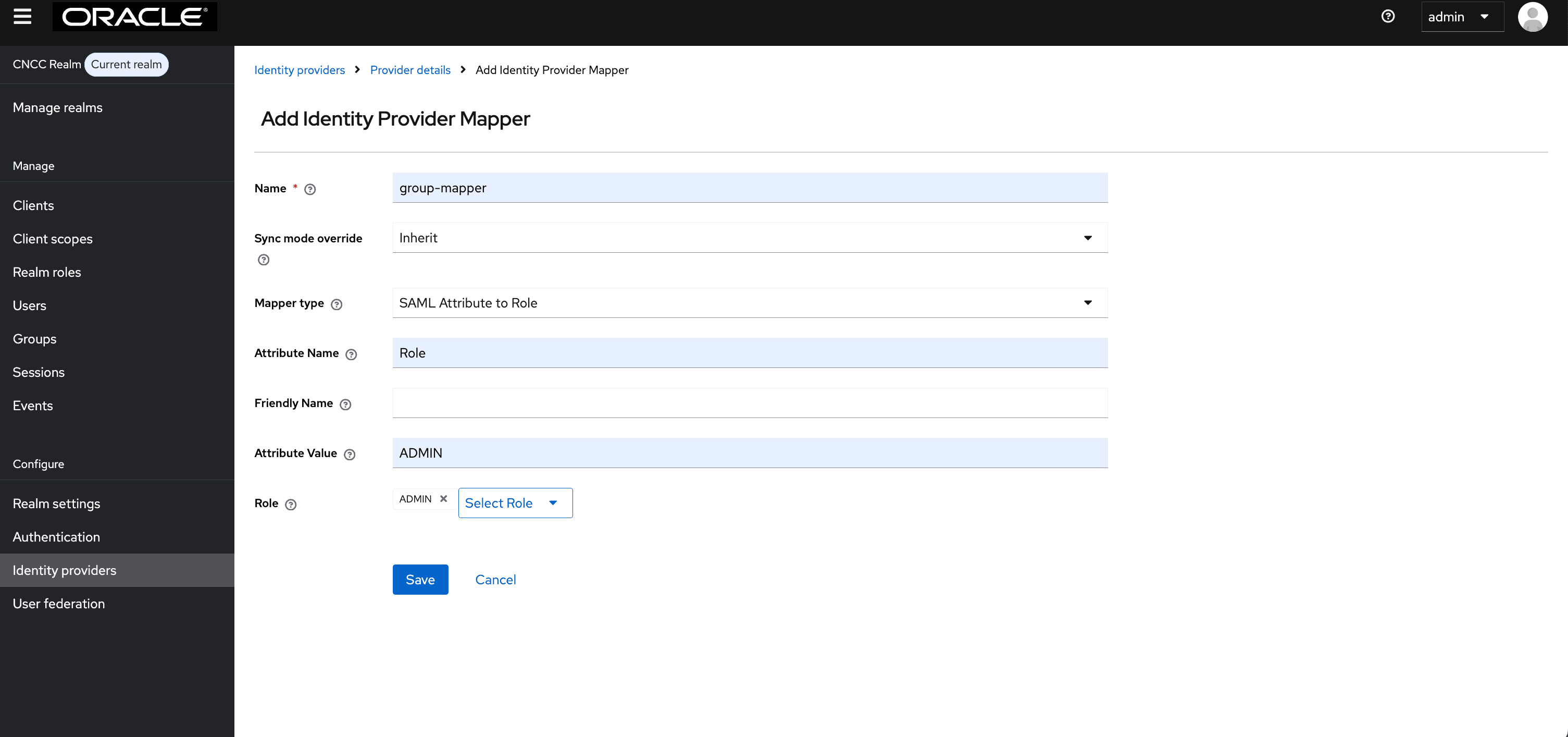Add Identity Provider Mapper