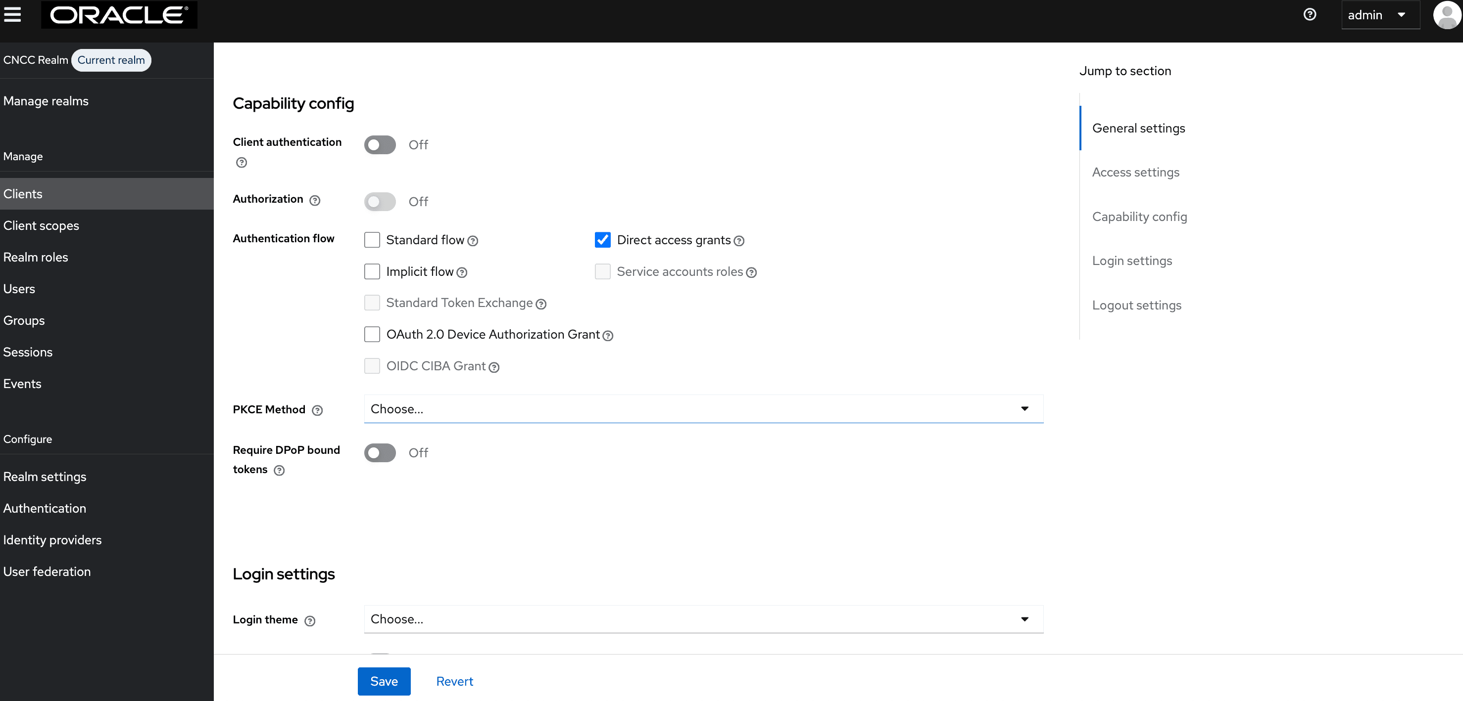 Capability config Capability config