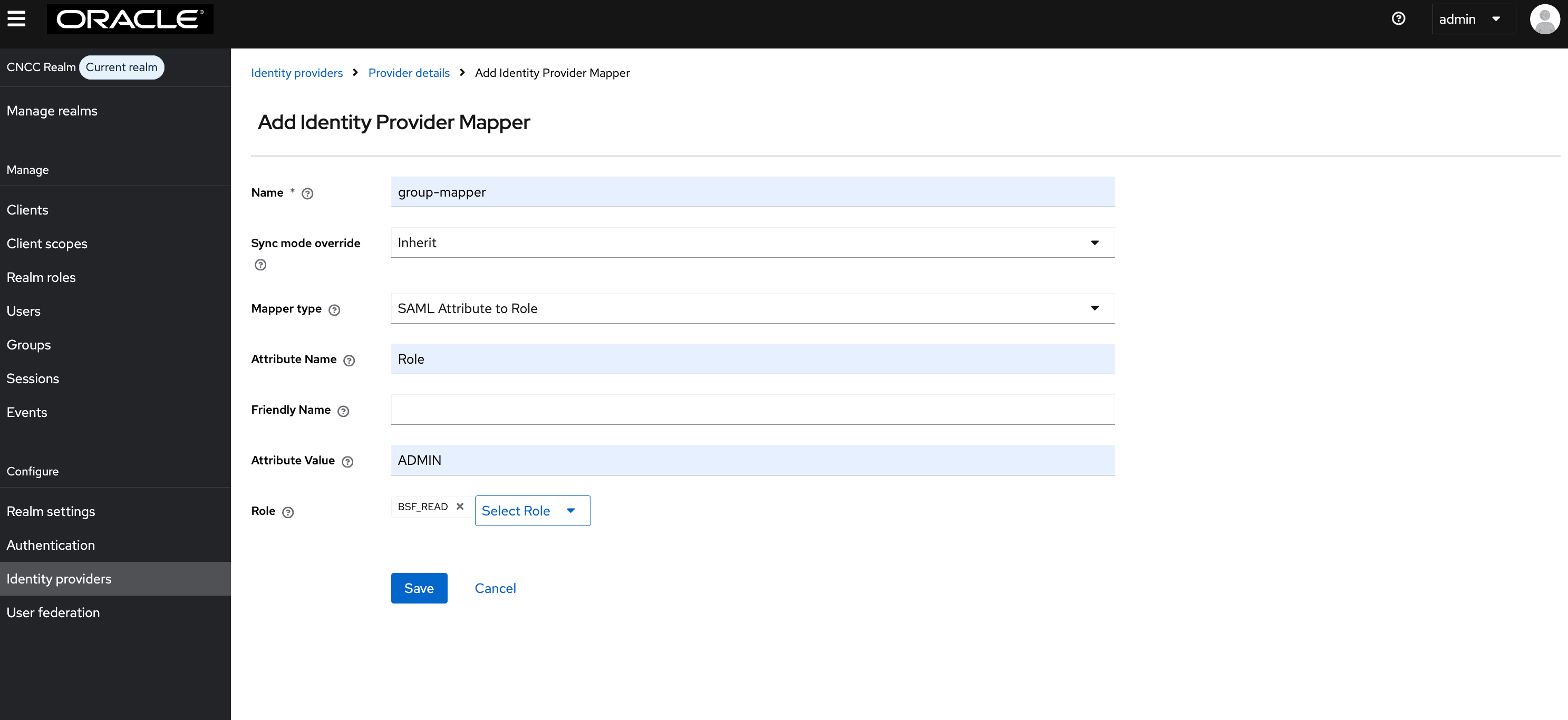 Add Identity Provider Mapper