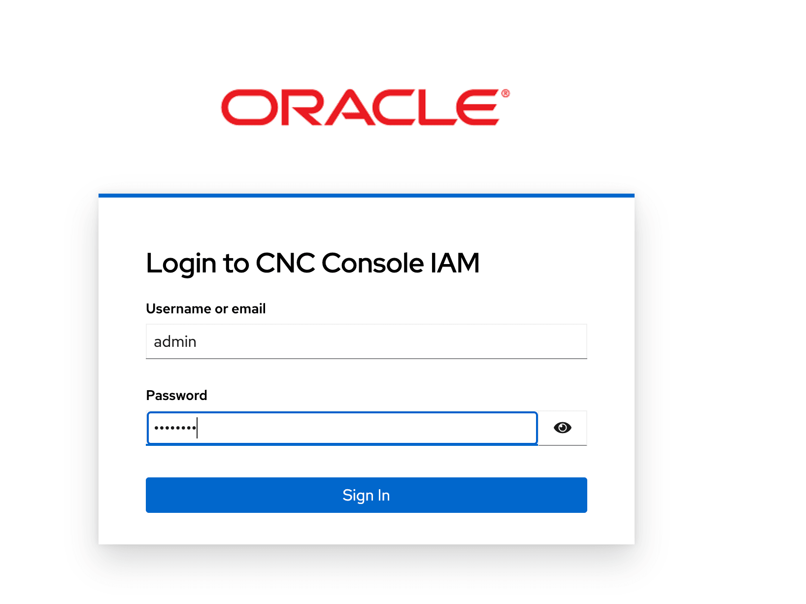 User login
