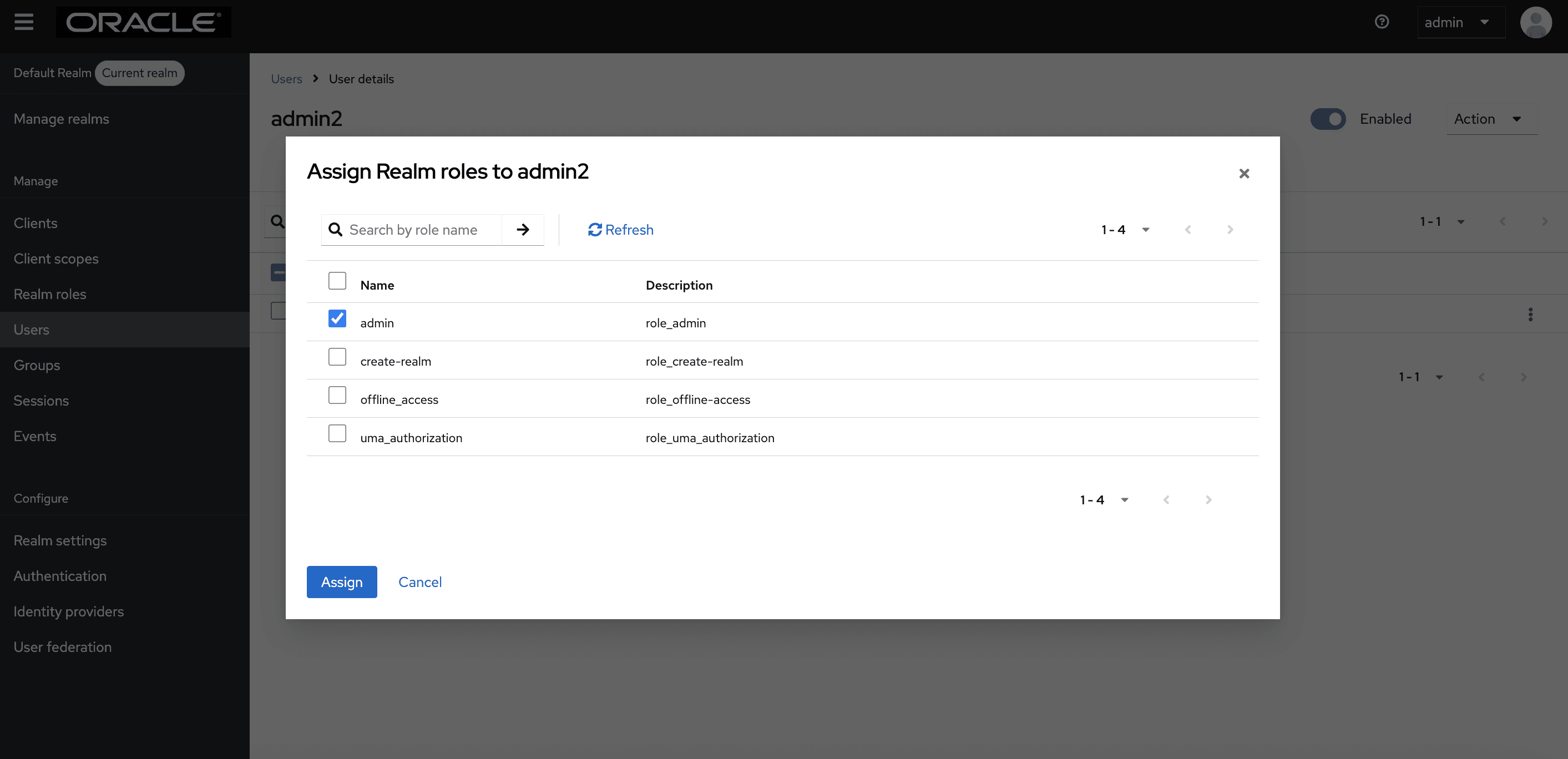Assign Roles