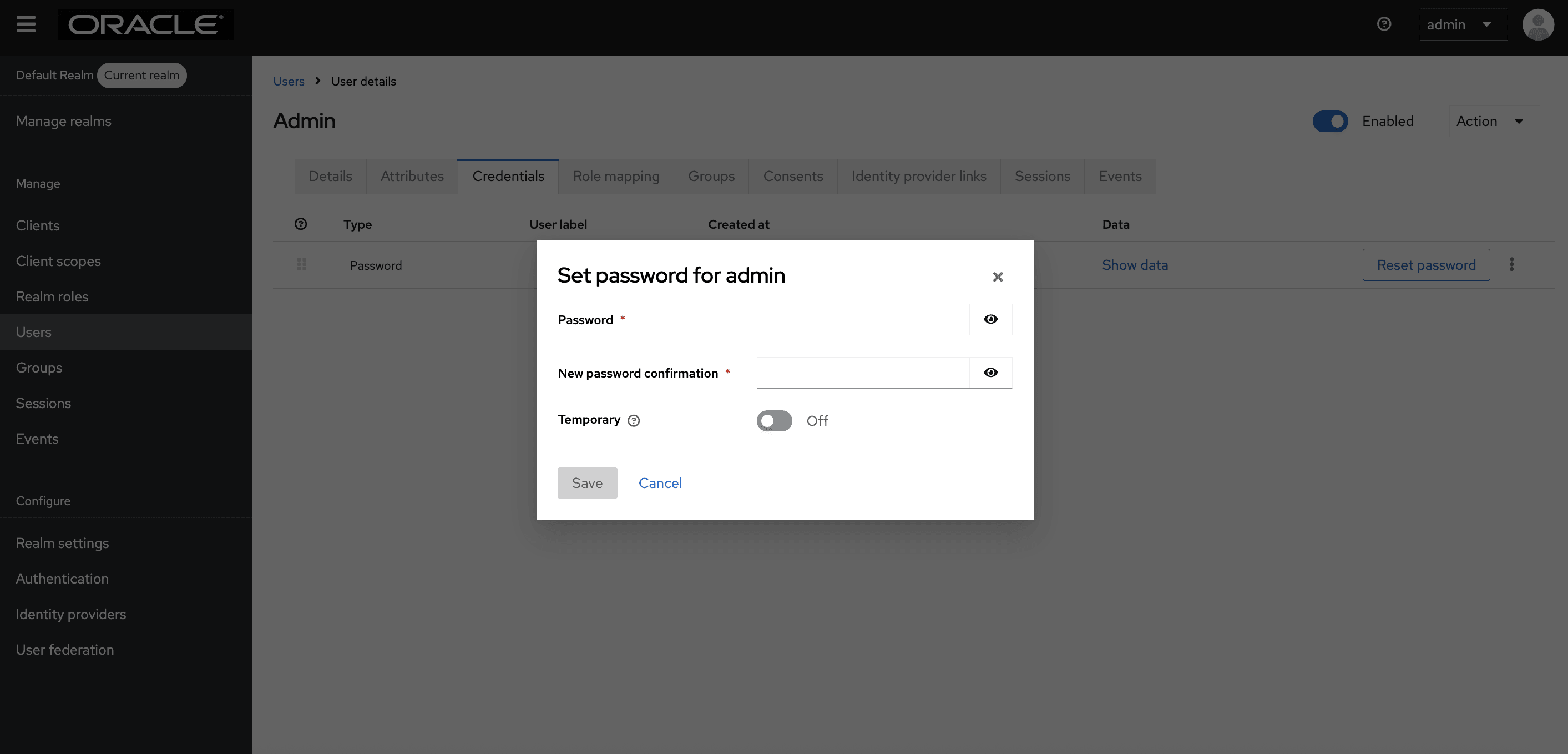 Credentials Credentials