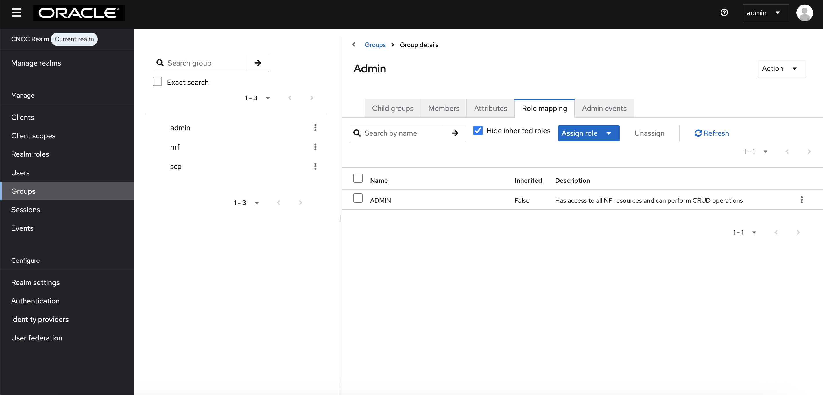 Role mapping to LDAP Group