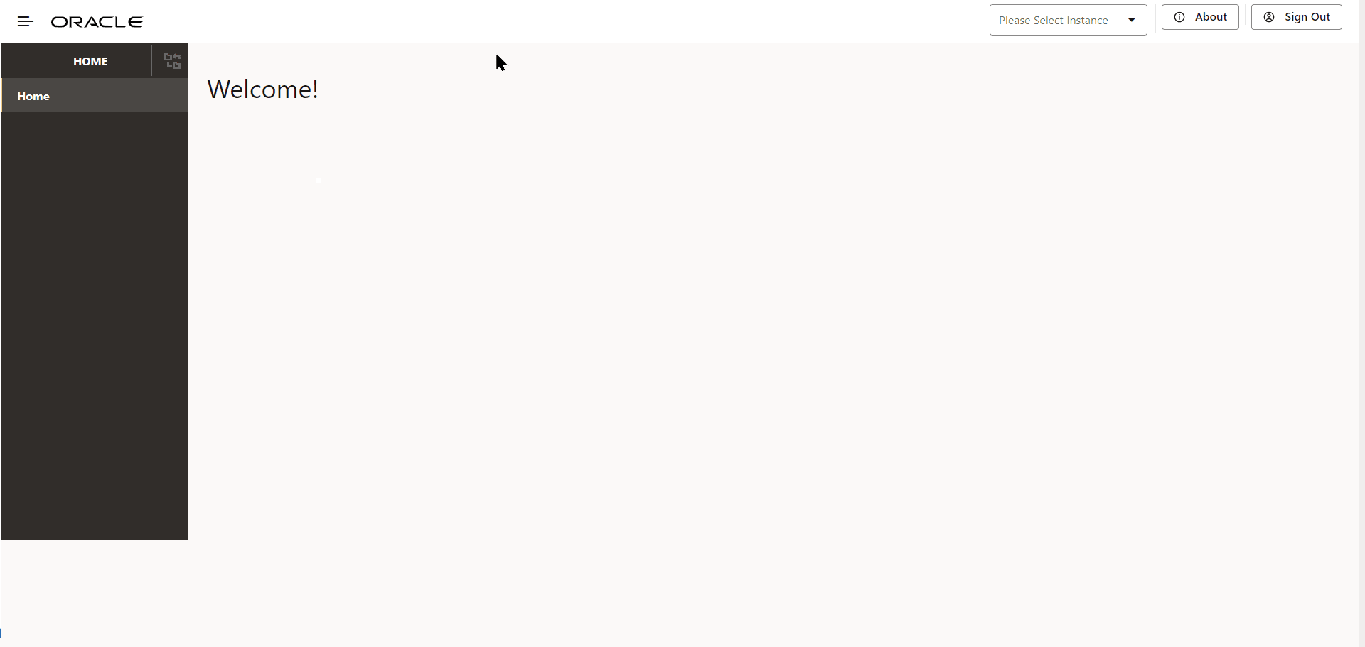 CNC Console Landing Page