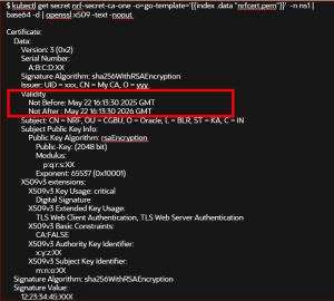 Secret with Extended Validity Secret with Extended Validity