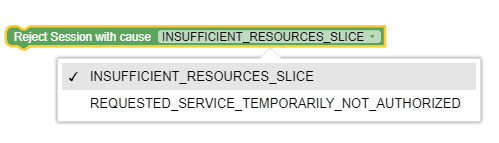 Reject Session with Cause