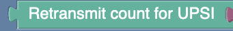 Get retransmit count for UPSI