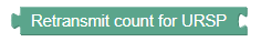 Retransmit count for URSP
