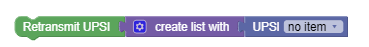 Retransmit UPSI