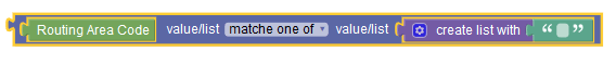 routing area code mobility condition
