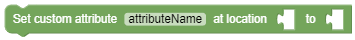 set custom attribute block