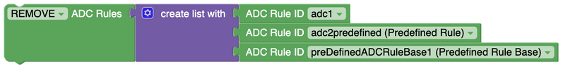 Remove ADC Rules