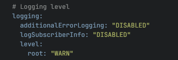 Debugging Error Logging Feature