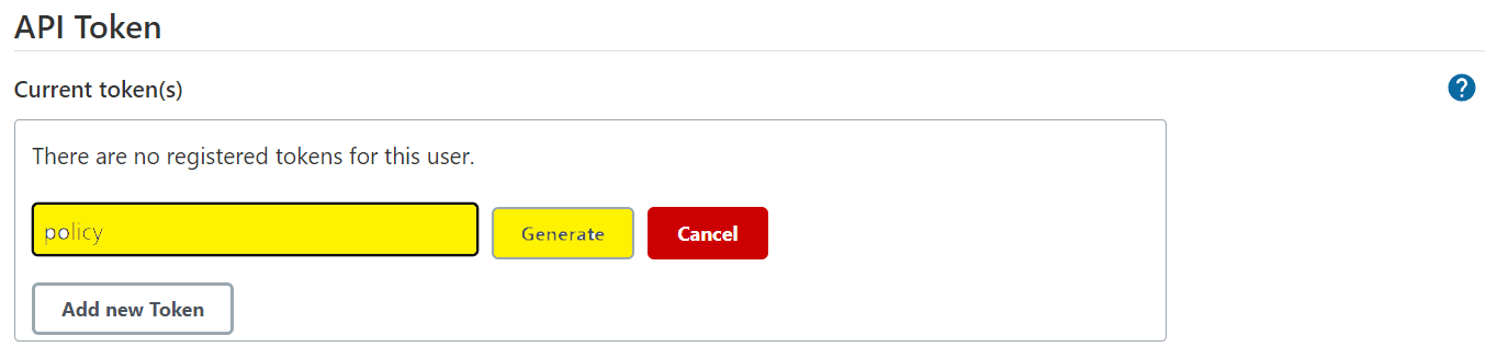 Generate Token