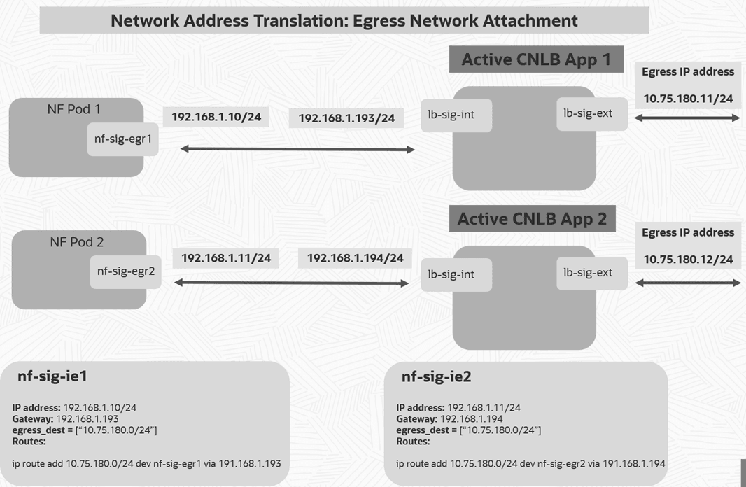Egress Network Attachment Egress Network Attachment