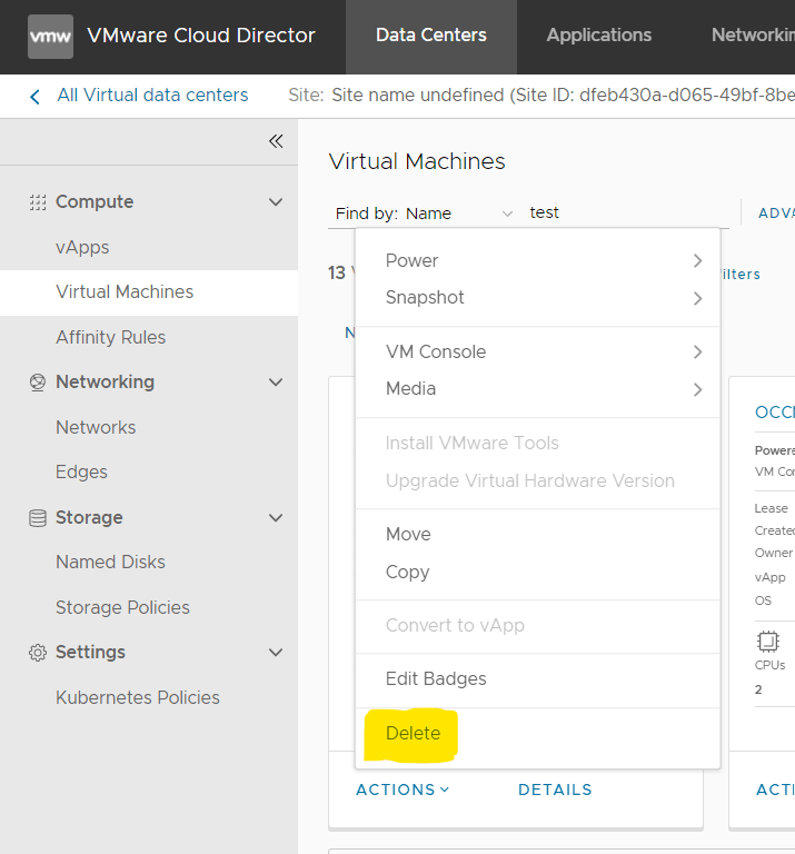 VMWare_Delete_VM VMWare_Delete_VM
