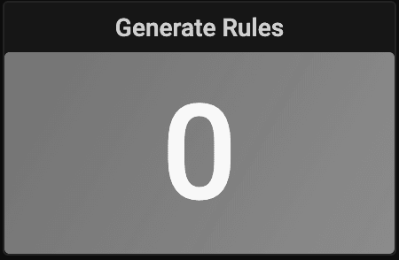 Generate Rules Generate Rules