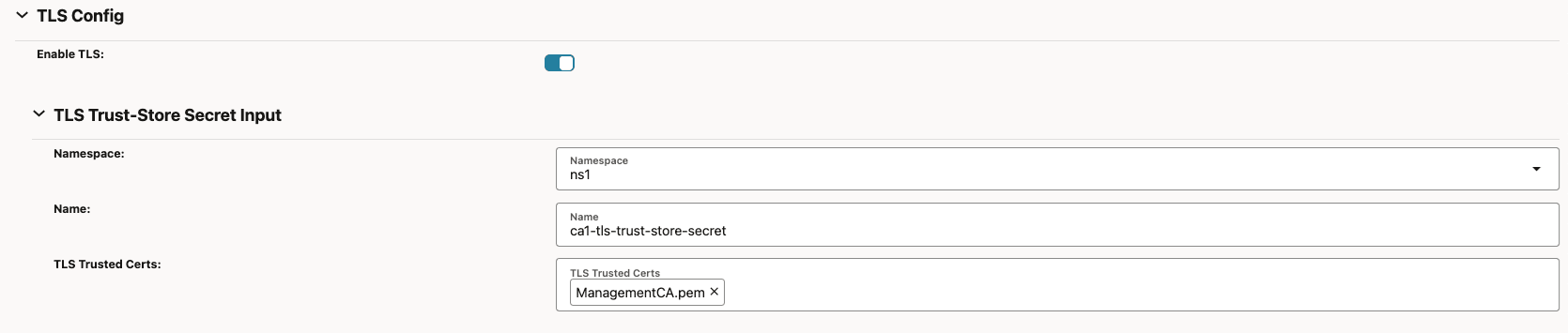 Enable TLS