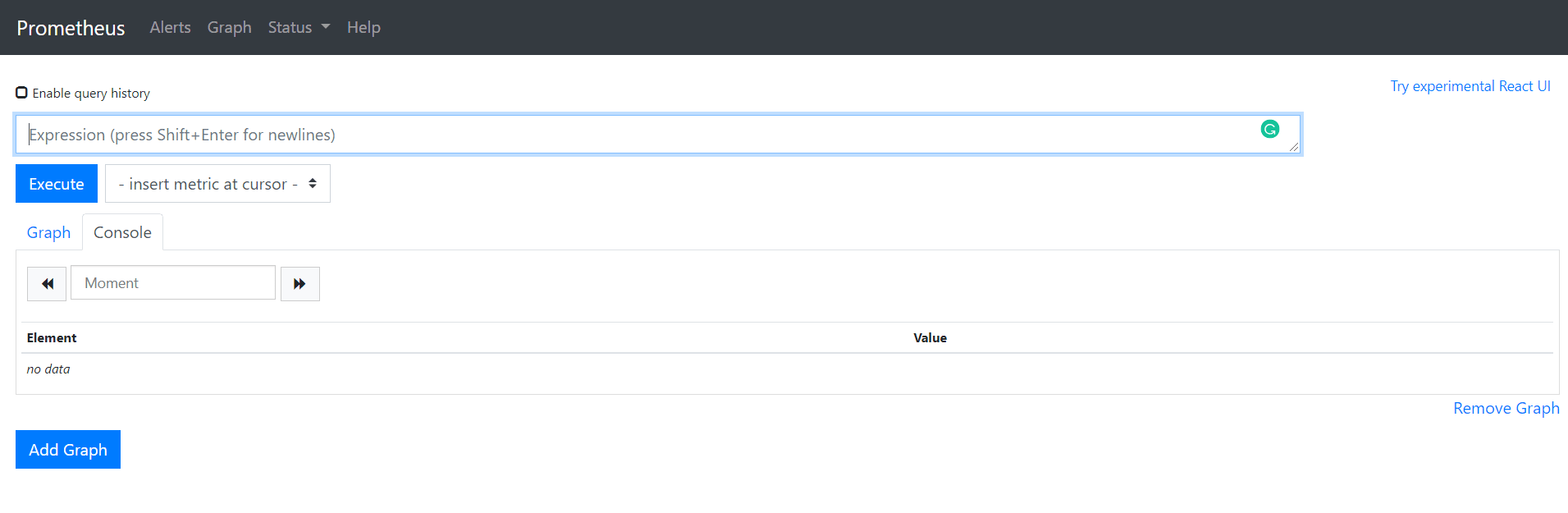 Prometheus GUI